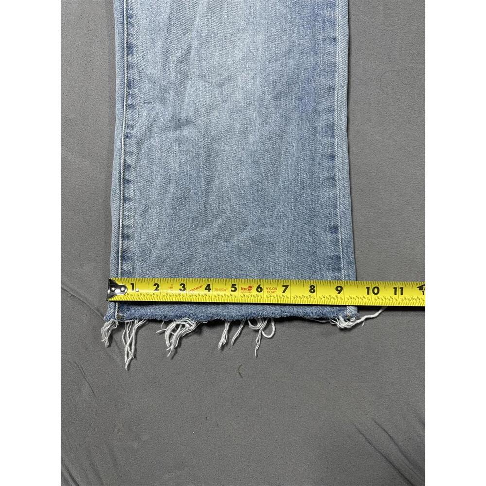 Oliver Logan Aberdeen Jeans Womens Size 32 Light Wash Wide Leg Stretch - Picture 3 of 8